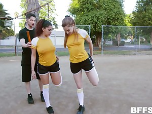 One ladies' fucks go steady with Natalie Paladin and her insatiable friends